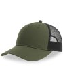 Cap 5 Panel  Atlantis Headwear Zion ZIOC Olive-Zwart